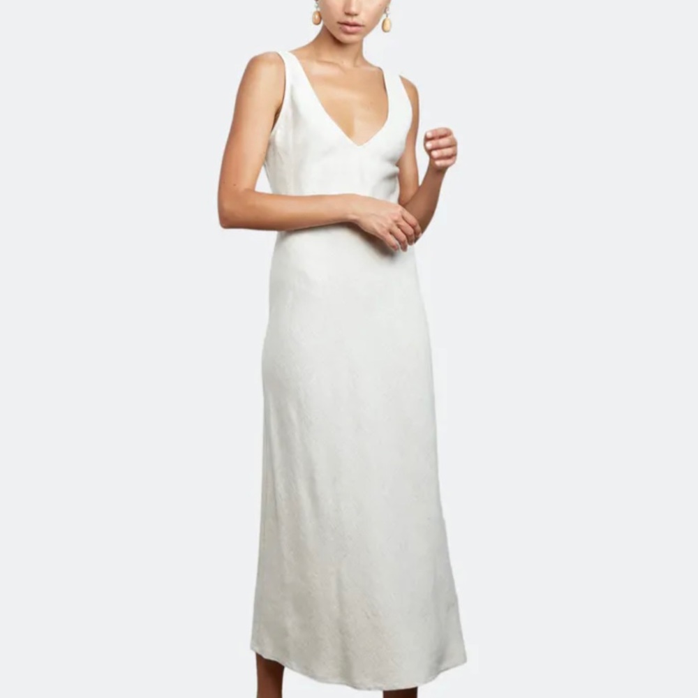 Rachel Pally Linen Simona Dress in natrual